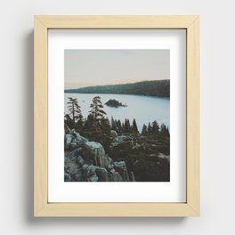 South Lake Tahoe Recessed Framed Print