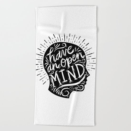 Open Mind Beach Towel