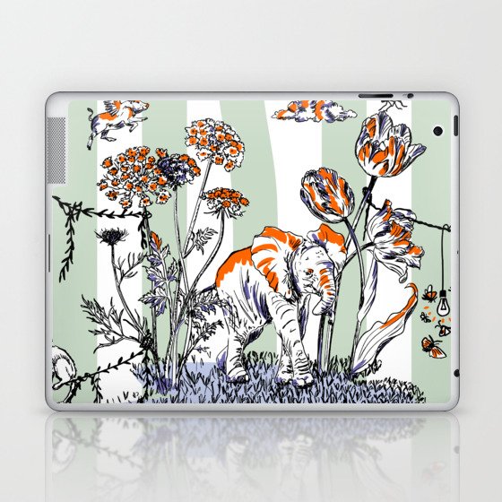 Garden Party with special guests Laptop & iPad Skin