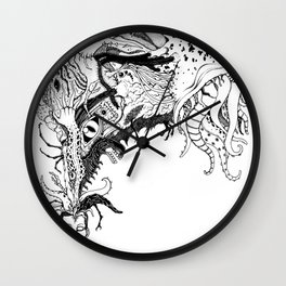 Mr Lovercraft's monsters Wall Clock