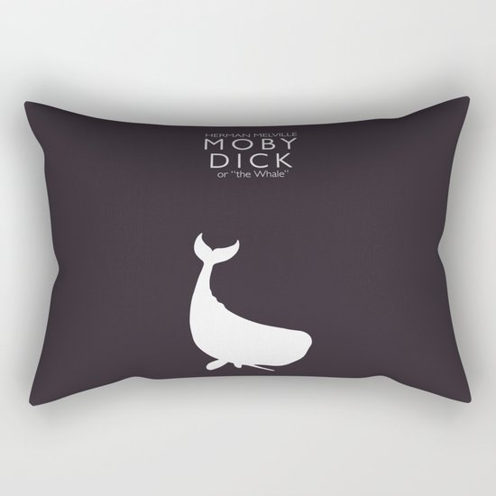 Moby Dick - Herman Melville Book Rectangular Pillow