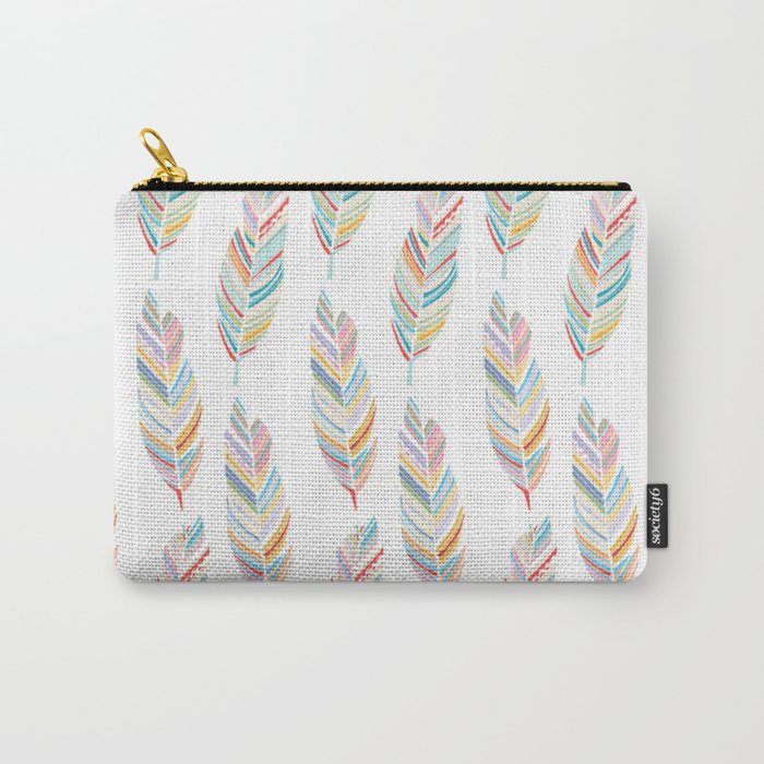 Feathered Carry-All Pouch