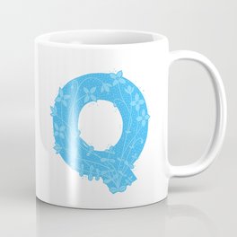 Q is for Quaker Ladies Coffee Mug