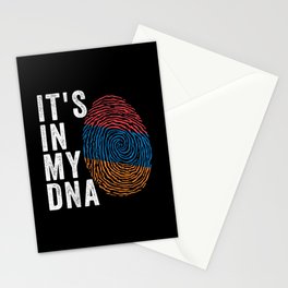 It's In My DNA - Armenia Flag Stationery Card