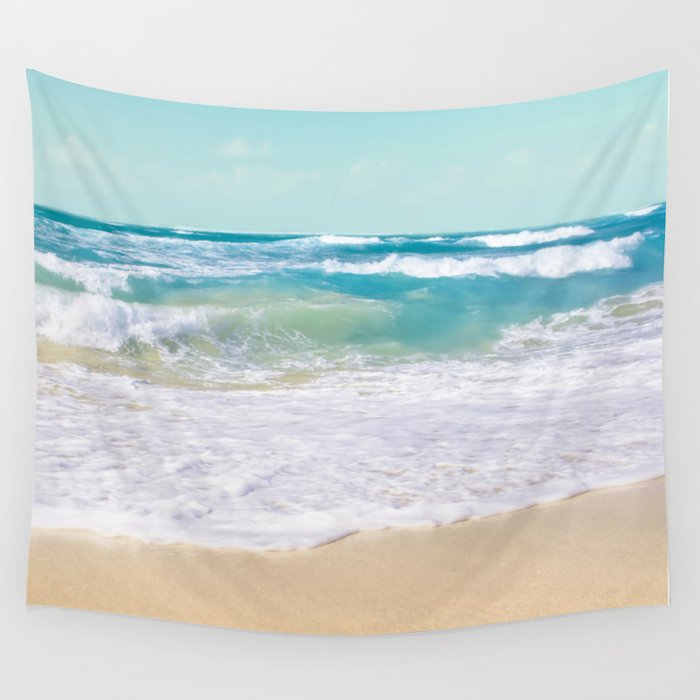 The Ocean Wall Tapestry by Sharon Mau Society6