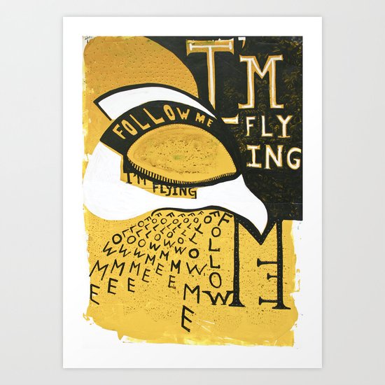 Follow Bird Art Print