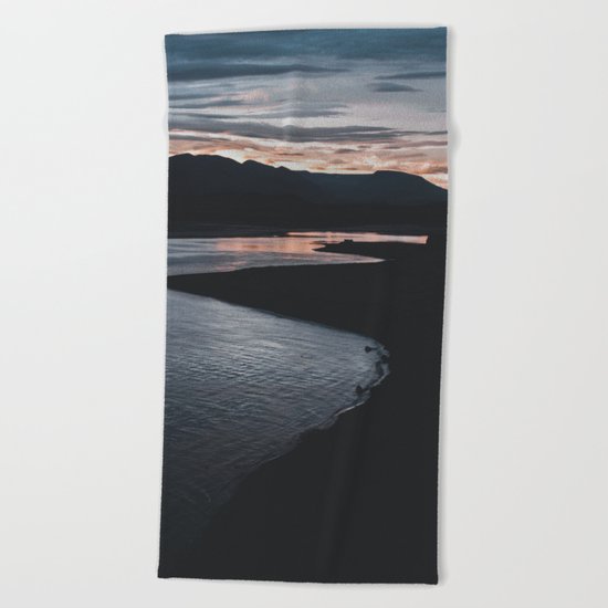 Sunrise in Iceland Beach Towel