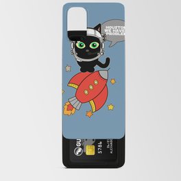 Space Cat - Houston we have a problem Android Card Case