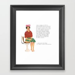 Frida Khalo Framed Art Print