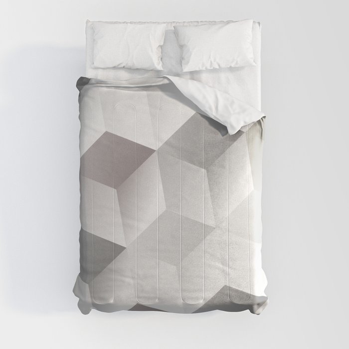 Off White Inspired Absract Cubic  Comforter