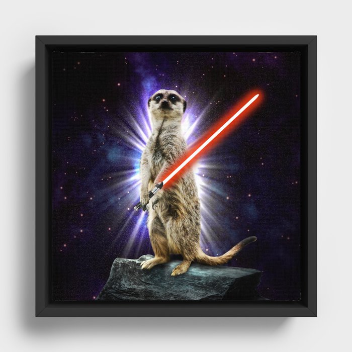 Meerkat Framed Canvas