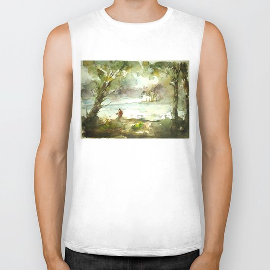 Fishing Biker Tank
