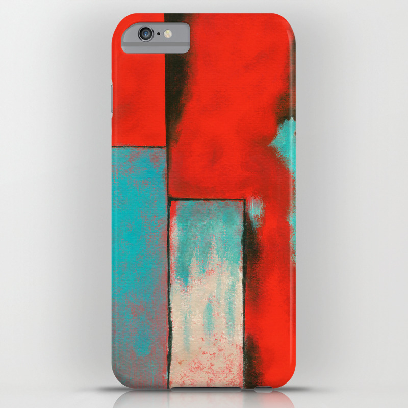 The Corners Of My Mind Abstract Painting Iphone Case By Itaya