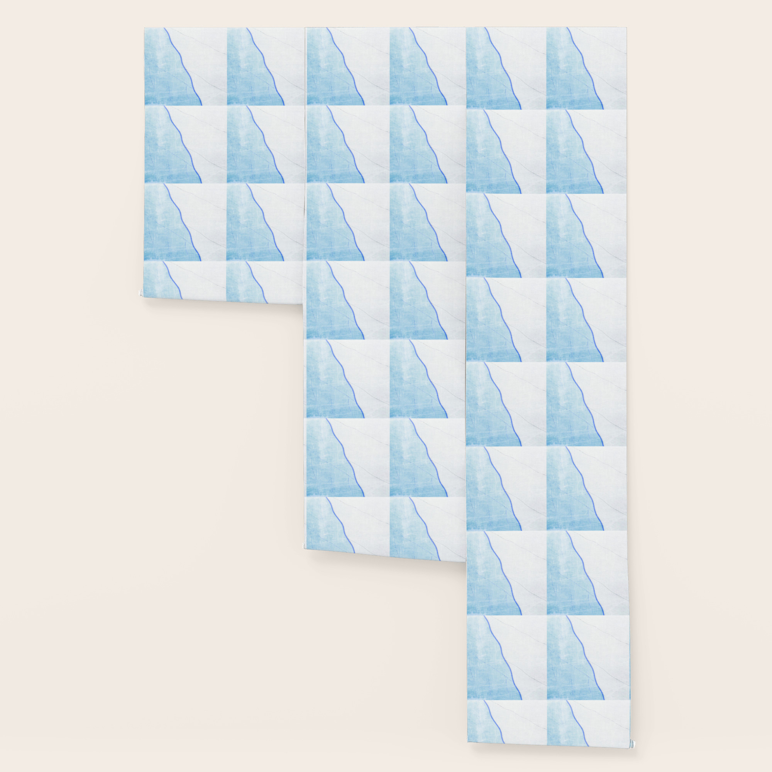 Color Pattern Off White Blue Wallpaper By Digitalartjunkie Society6
