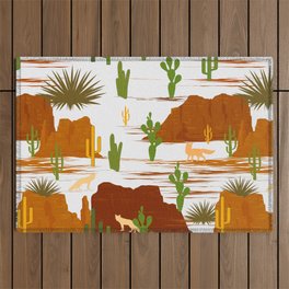 Desert Modernism-Cactus Outdoor Rug