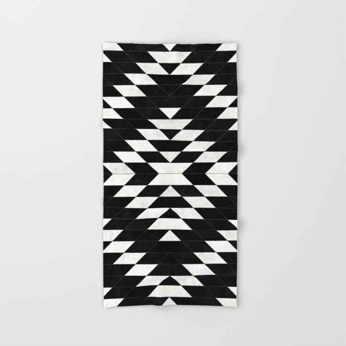 Urban Tribal Pattern No.14 Aztec Black Concrete Hand Bath