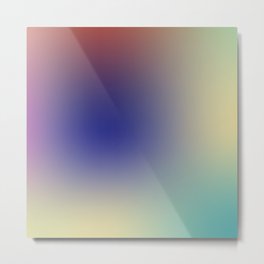 23  Gradient Aura Ombre 220412 Valourine Digital  Metal Print