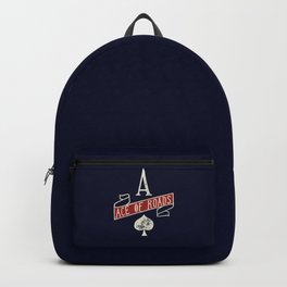 Ace Of Roads Backpack | Biker, Road, Card, Bike, Ace, Curated, Graphicdesign, Tattoo, Spades, Motorcycle 