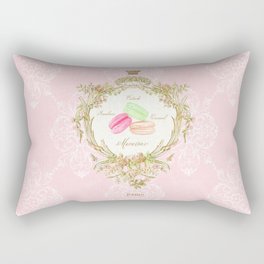 French Patisserie Macarons Rectangular Pillow