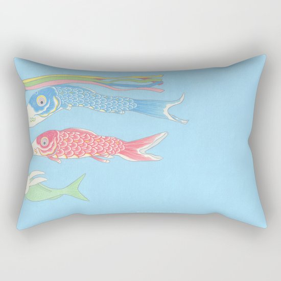 Usagikoinobori Rectangular Pillow