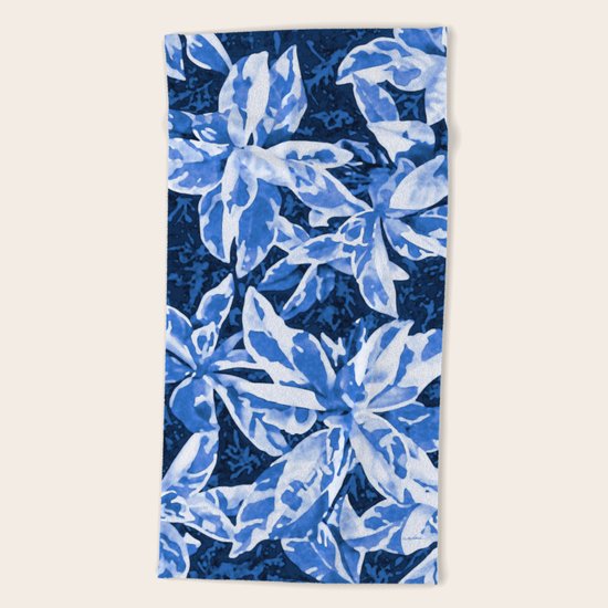 Aloha Blue Beach Towel