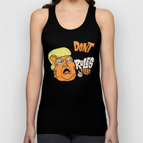 I Don't Care About Rules Unisex Tank Top