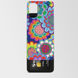 Jewel Tone 70s Floral Android Card Case