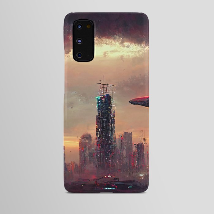 Flying to the Infinite City Android Case