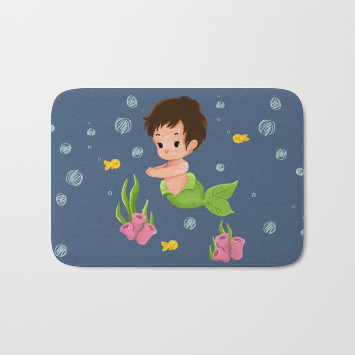 Baby Mermaid Bath Mat