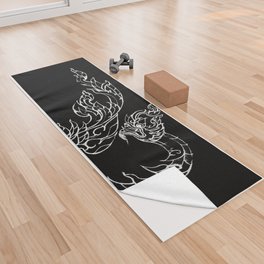 Black Naga-k Yoga Towel