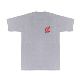 Rosy T Shirt | Rosecoloredglasses, Floralprint, Drawing, Springprint, Tshirt, Rosetshirt, Rosedesign, Cathartic, Digital, Flower 
