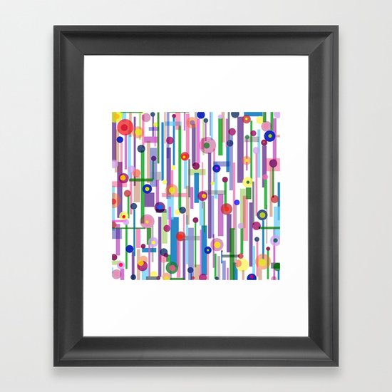 Plink (see also Plink Cherry and Plink Purple) Framed Art Print