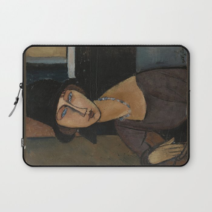 Modigliani - Jeanne Hebuterne With Hat And Necklace Laptop Sleeve