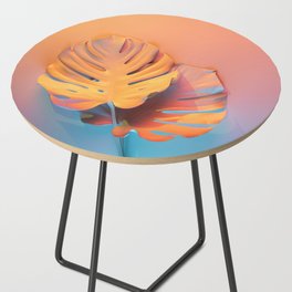 Tropical Paradise Sunset Side Table