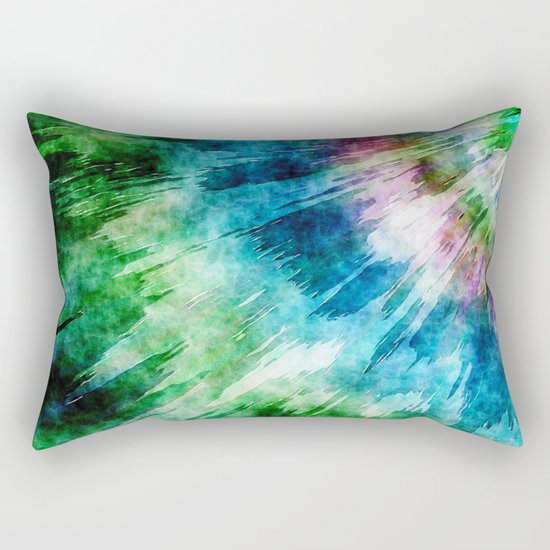 Abstract Grunge Tie Dye Rectangular Pillow