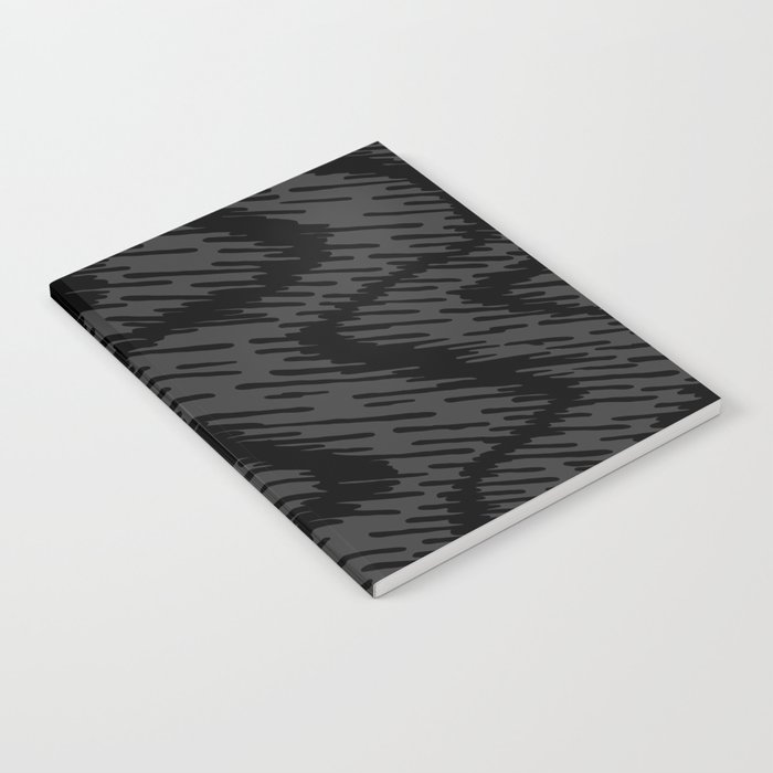 Dark abstract swirls pattern, Line abstract splatter Digital Illustration Background Notebook