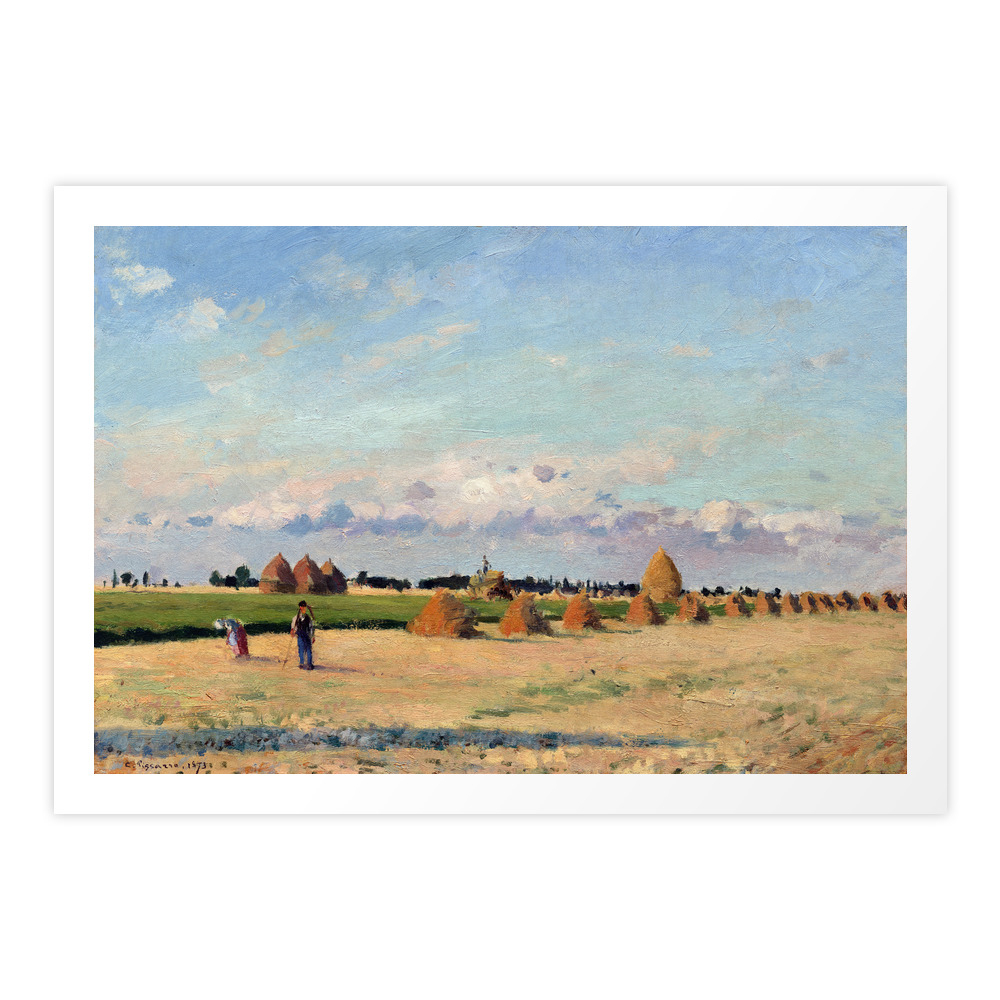 Camille Pissarro Landscape, Ile-de-France Art Print by pdpress
