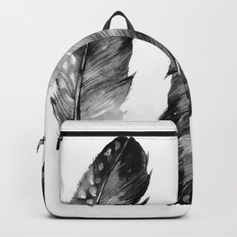 Three Feathers Black And White II Backpack