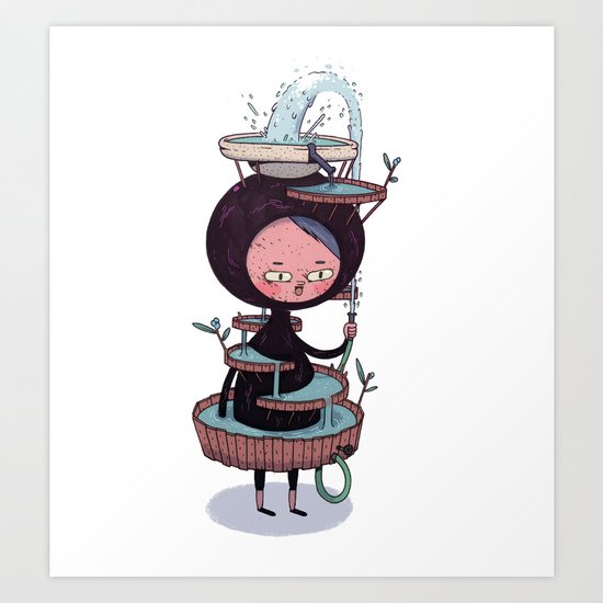 Bath Suit Art Print