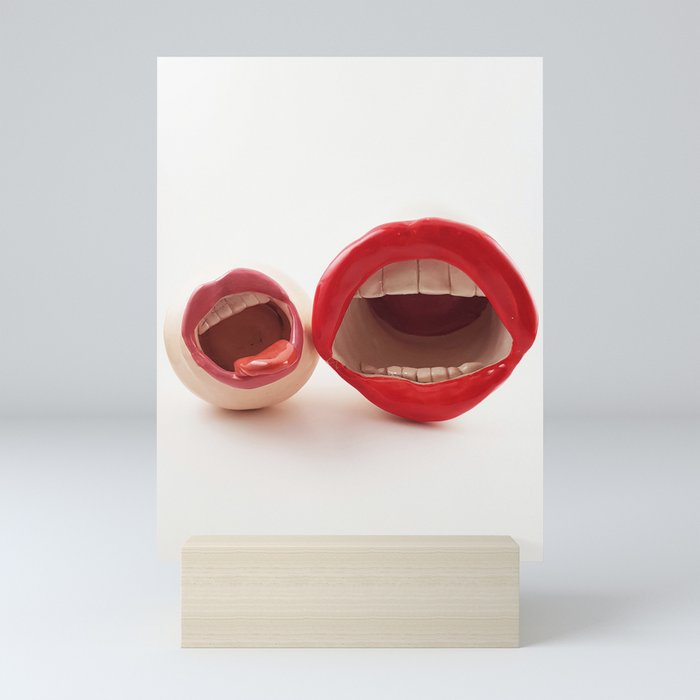Mouth Pots Mini Art Print