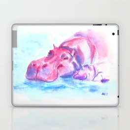 Hippo love Laptop & iPad Skin