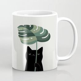 Cat and Plant 16 Mug