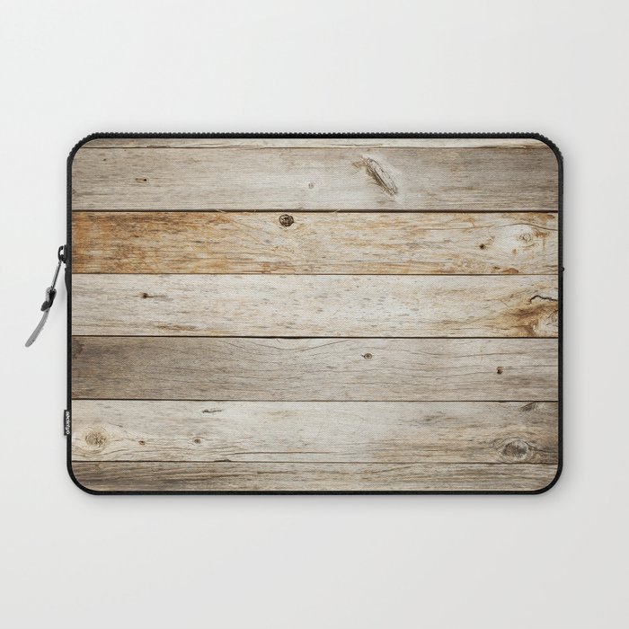 Rustic Barn Board Wood Plank Texture Laptop Sleeve By Pipafineart