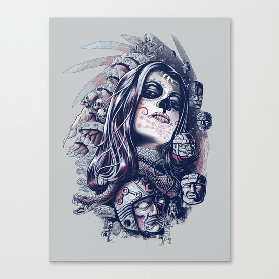 Coyolxauhqui Canvas Print