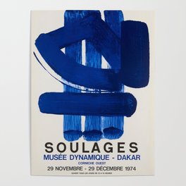soulages musee dynamique dakar Poster