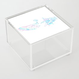 the creation of weed- holographic Acrylic Box