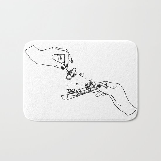 How to roll up your sadness? Bath Mat
