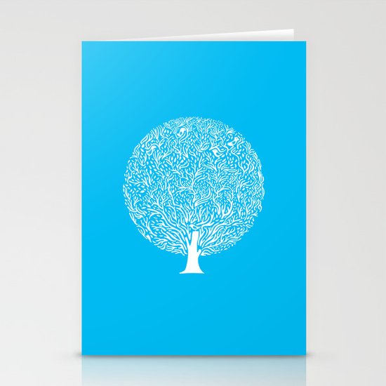 Blue Tree Stationery Cards