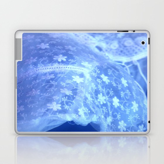 blue moon (#5 in a series: ghost in the swimming pool) Laptop & iPad Skin