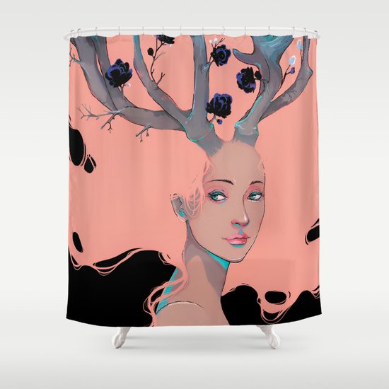 Lady Cornue. Shower Curtain